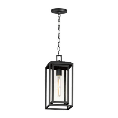 Cabana VX 1 Light Outdoor Small Pendant by Maxim - 40669CDBK