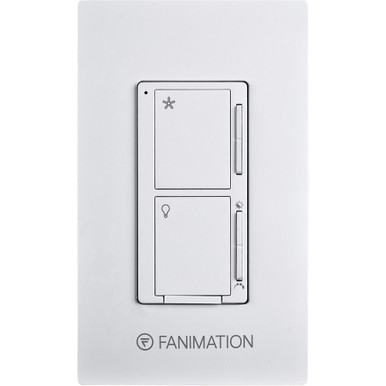 Accessory 3 Speed Fan and Down CCT Light Wall Control by Fanimation - WC4WH