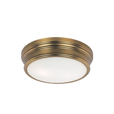 Fairmont 2 Light 13 Inch Wide Flush Mount by Maxim - 22370SWNAB