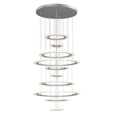 Saturn II 1590W 10 LED Light Large Pendant by ET2 - E22665-11MS