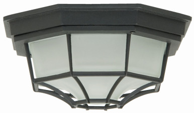 Economy 1 Light 8.5 Inch Wide Outdoor Flush Mount by Craftmade - Z390-TB