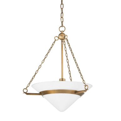 Amador 1 Light Large Pendant 22.25 Inch Tall by Troy - F8320-PBR