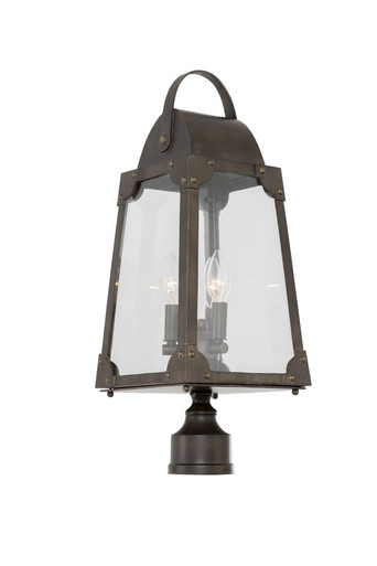 Arlington Three Light Outdoor Medium Post/Pier Mount by Kalco - 403700AGB