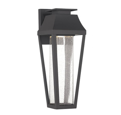 Brookline 1 LED Outdoor Wall Lantern 17.5 Inch Tall by Savoy House - 5-353-BK
