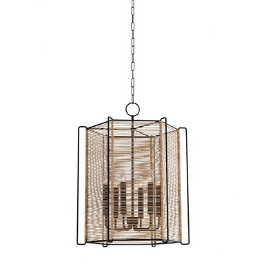 Ramon 6 Light Large Pendant by Troy - F9822-TBK