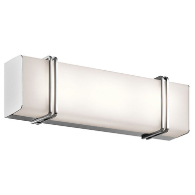 Impello 1 Light Linear Vanity Light 18.25 Inch Wide by Kichler - 45801CHLED