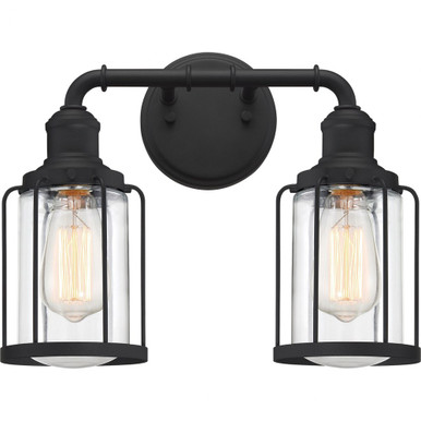 Ludlow 2 Light Vanity Light by Quoizel - LUD8615EK
