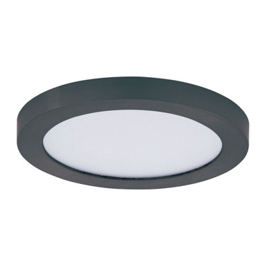 Chip 5.25 Inch 12W 1 LED Round Flush Mount by Maxim - 57690WTBK