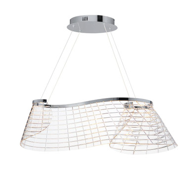 Tartan 24W 1 LED Light Large Linear Pendant by ET2 - E24814-82