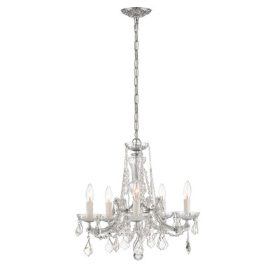 Maria Theresa 5 Light Small Chandelier by Crystorama 4476 - 4476