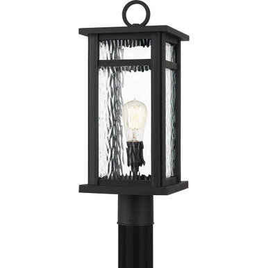 Moira 1 Light Outdoor Post Lantern made with Coastal Armour by Quoizel - MOI9008EK