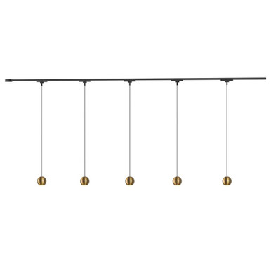 Faria 50W LED Trilo Ceiling Track Head 80.75 Inch Length by Kuzco - TR5-P26903