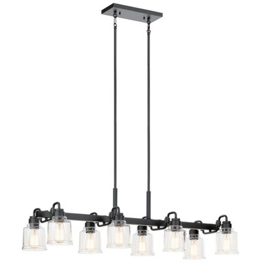 Aivian 8 Light Small Linear Chandelier by Kichler - 52400-13251775