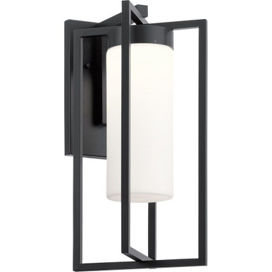 Drega 1 LED Large Outdoor Wall Lantern by Kichler - 59072BKLED