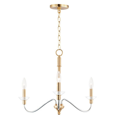 Clarion 3 Light Large Pendant by Maxim - 25373CLPCSBR