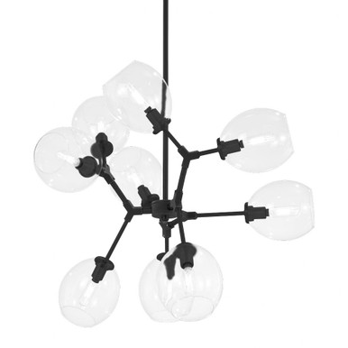 Nexpo 9 Light Chandelier 14.63 x 30 Inches Wide by George Kovacs - P1369-66A