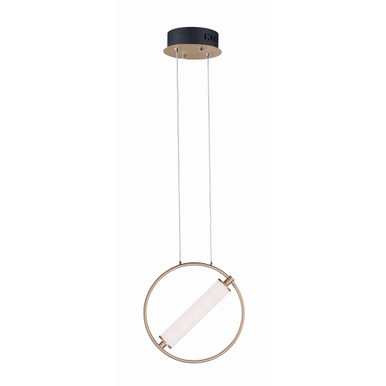 Flare 8.4W 1 LED Light Small Pendant by ET2 - E23273-93BKSFTG