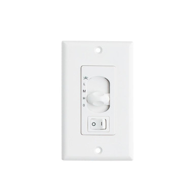 Accessory AC Wall Control Light Dimming and Fan Control by Maxim FCT88801 - FCT88801WT
