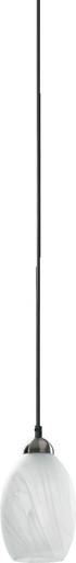 1 Light Mini Pendant 9 Inch Tall by Quorum - 1740-165