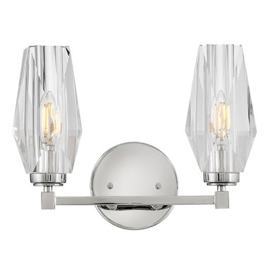 Ana 10W 2 LED Bath Vanity 10.25 Inch Tall and 13.75 Inch Wide by Hinkley - 52482PN