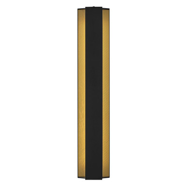 Strata 36W LED Outdoor Wall Sconce 31.5 Inch Tall X 6 Inch Wide by Hinkley - 27585BK
