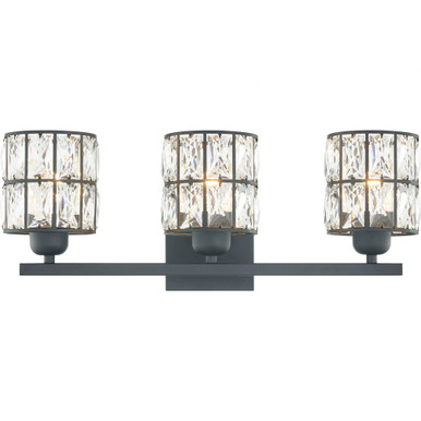 Gibson 3 Light Vanity Light by Quoizel - GIB8622MBK