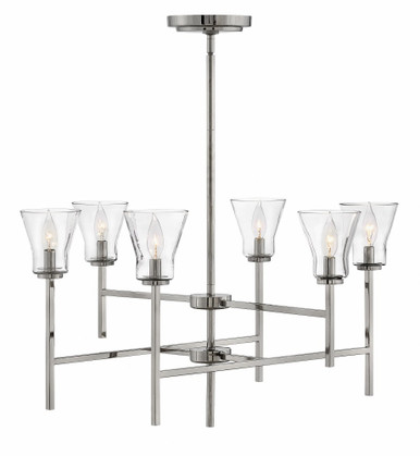 Arden 6 Light Large 2 Tier Chandelier by Hinkley - 3456PL