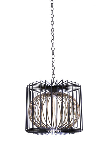 Metro Iii 1 Light Medium Pendant by Kalco - 502451BZG