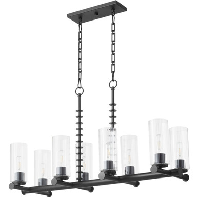 Mercier 8 Up Light Linear Chandelier by Quorum - 651-8