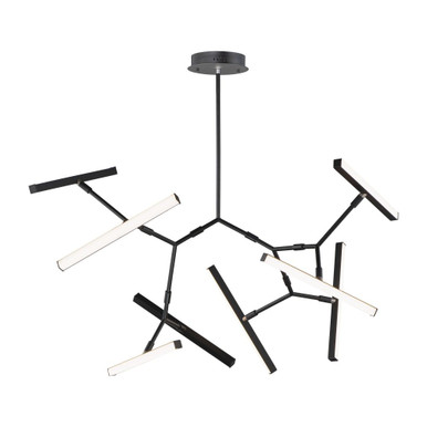 Robotica 56W 8 LED Light Oversized Pendant by ET2 - E21246-BK