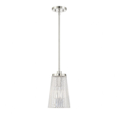 Chantilly 1 Light Small Pendant by Savoy House - 7-1742-1