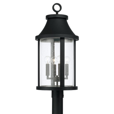 Bridger 4 Light Outdoor Post Lantern 20.75 x 15.5 Inches by Capital  - 953645BK