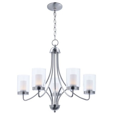 Mod 5 Light Medium Chandelier by Maxim - 30265CLFTSN