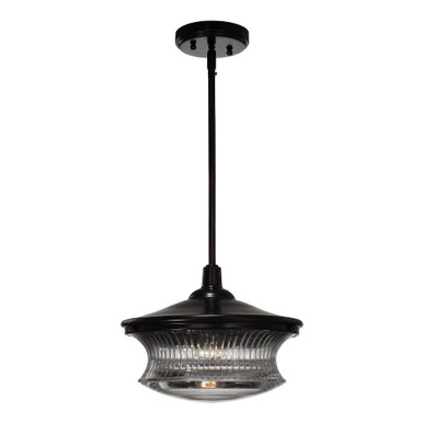 Magister 1 Light Medium Pendant 11.75 Inch Wide by Zeev - P30044-1-DBZ