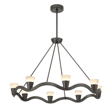Vance 5W 8 LED Chandelier 26 Inch Tall and 39 Inch Wide by Crystorama - VNC-6508-NB