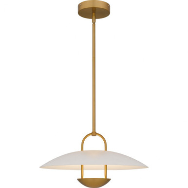 Bingham 14W LED Pendant 9.75 Inch Tall and 18 Inch Wide by Quoizel - BIN2818