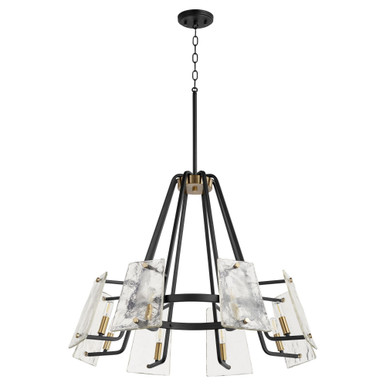 Tioga 8 Light Large Chandelier by Quorum - 637-8-69