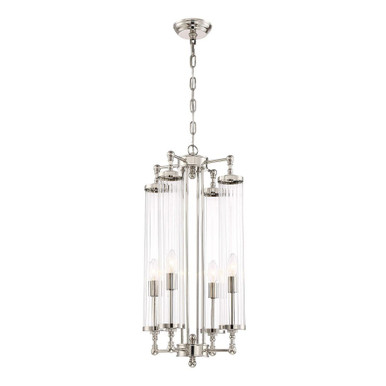 Regis 4 Light Medium Pendant 28.63 Inches Tall by Zeev - P30069-4-PN