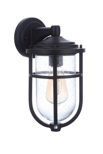 Voyage 1 Light Outdoor Wall Lantern 13 Inch Tall by Craftmade - ZA4704-MN