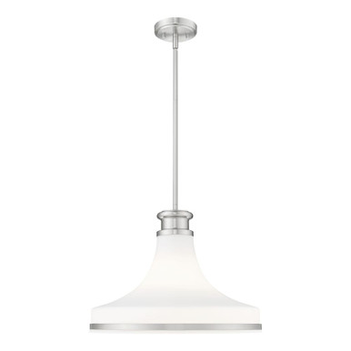 Reznor 1 Light Pendant 13.75 Inch Tall and 18 Inch Wide by Z Lite - 831P18