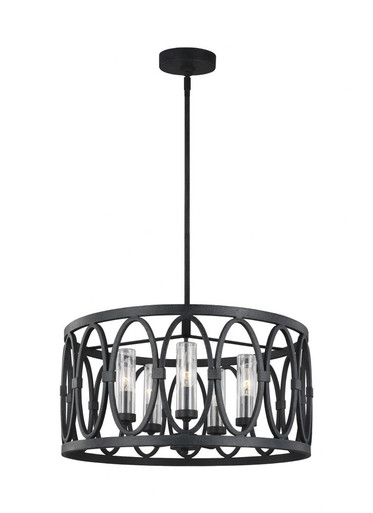 Sean Lavin 5 Light Medium Outdoor Caged Chandelier by Visual Comfort Studio - olf3222/5dwz