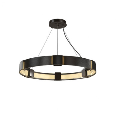 Aura 6 Light Contemporary Large Pendant 28.9 Inch Wide by Hubbardton Forge - 138585HF