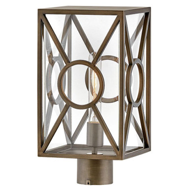 Brixton 1 Light Medium Outdoor Post Top or Pier Mount Lantern by Hinkley  - 18371