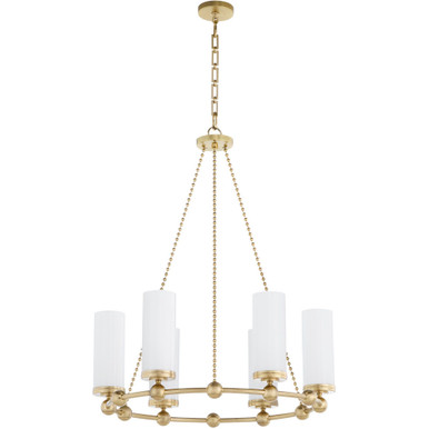 Lee Boulevard 6 Light Large Chandelier by Quorum 667-6 - 667-6