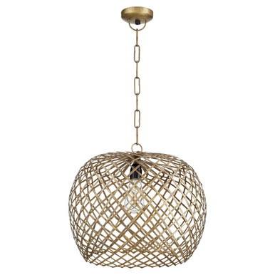 1 Light Pendant In Transitional Style 15 x 16 Inches by Quorum  - 81-75