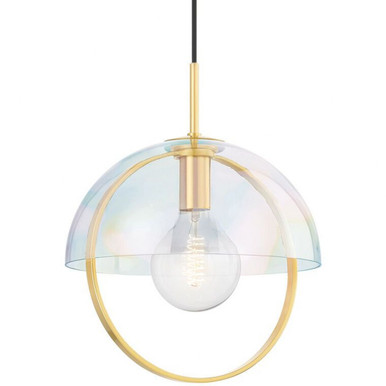 Meriah 1 Light Medium Medium Pendant by Mitzi - H752701L-AGB