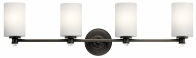 Joelson 4 Light Swing Arm Vanity Light by Kichler - 45924