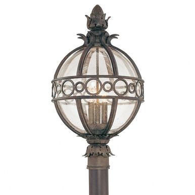 Campanile 3 Light Outdoor Post Lantern 13.88 x 24 Inches by Troy - P5006-FRN