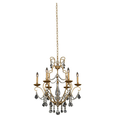 Elise 6 Light Medium Chandelier by Allegri - 027470-047-FR001