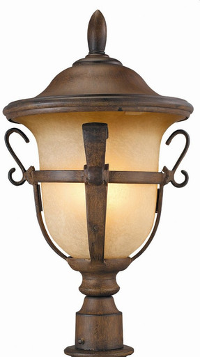 Tudor  Four Light Outdoor Large Post/Pier Mount by Kalco  - 9403MB